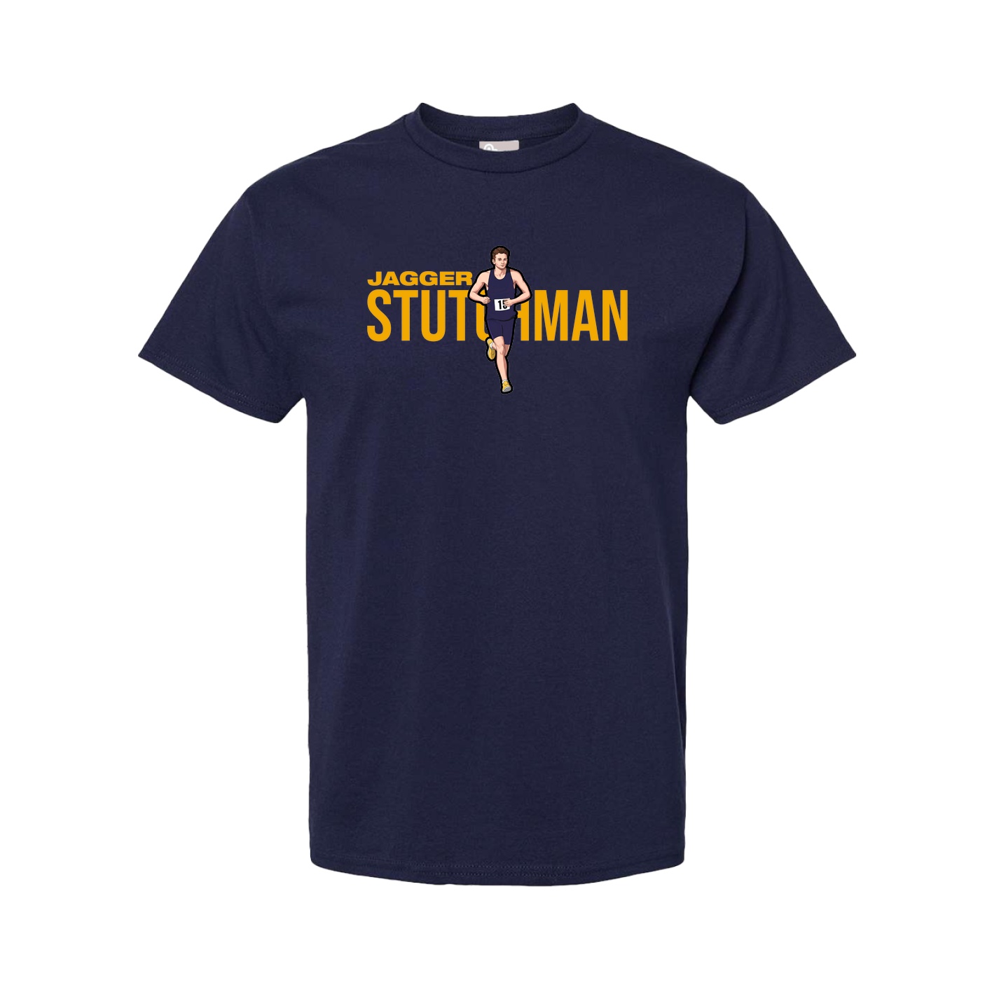 Youth Tee — Player Name in Navy