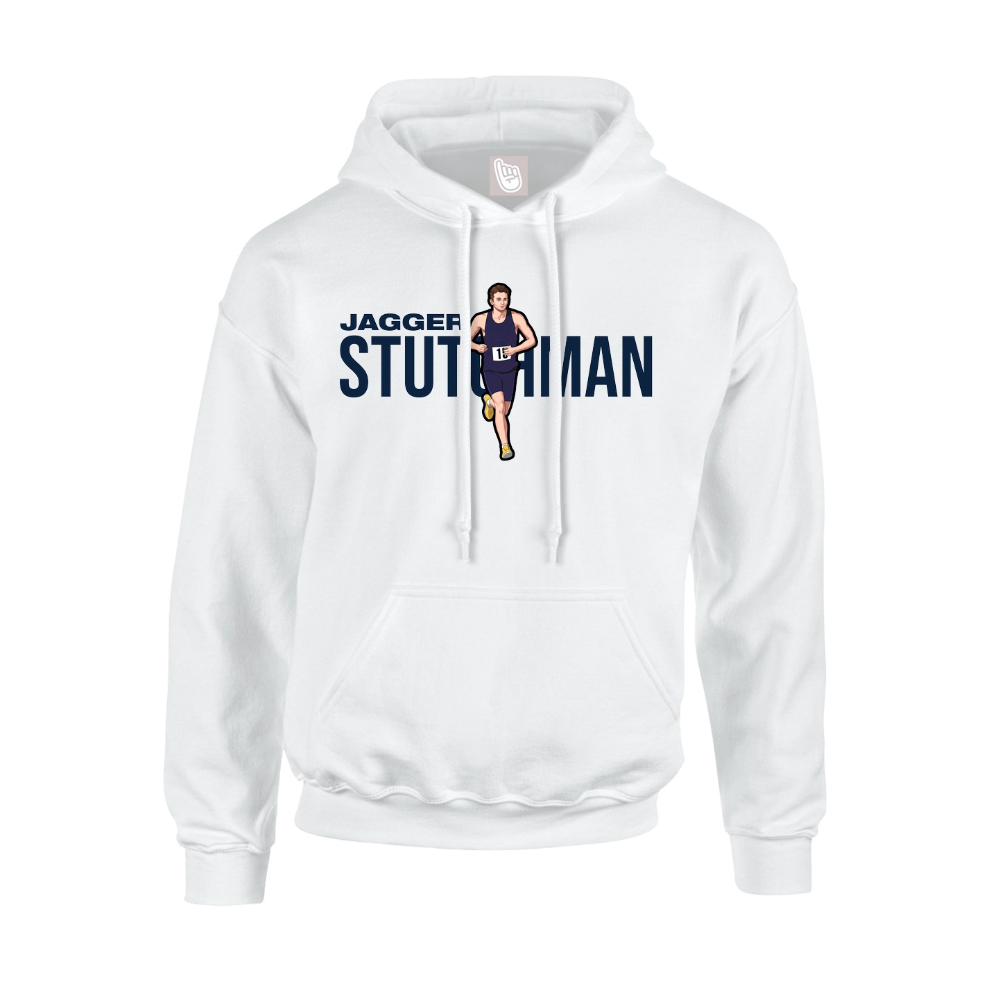 Hoodie — Player Name in White