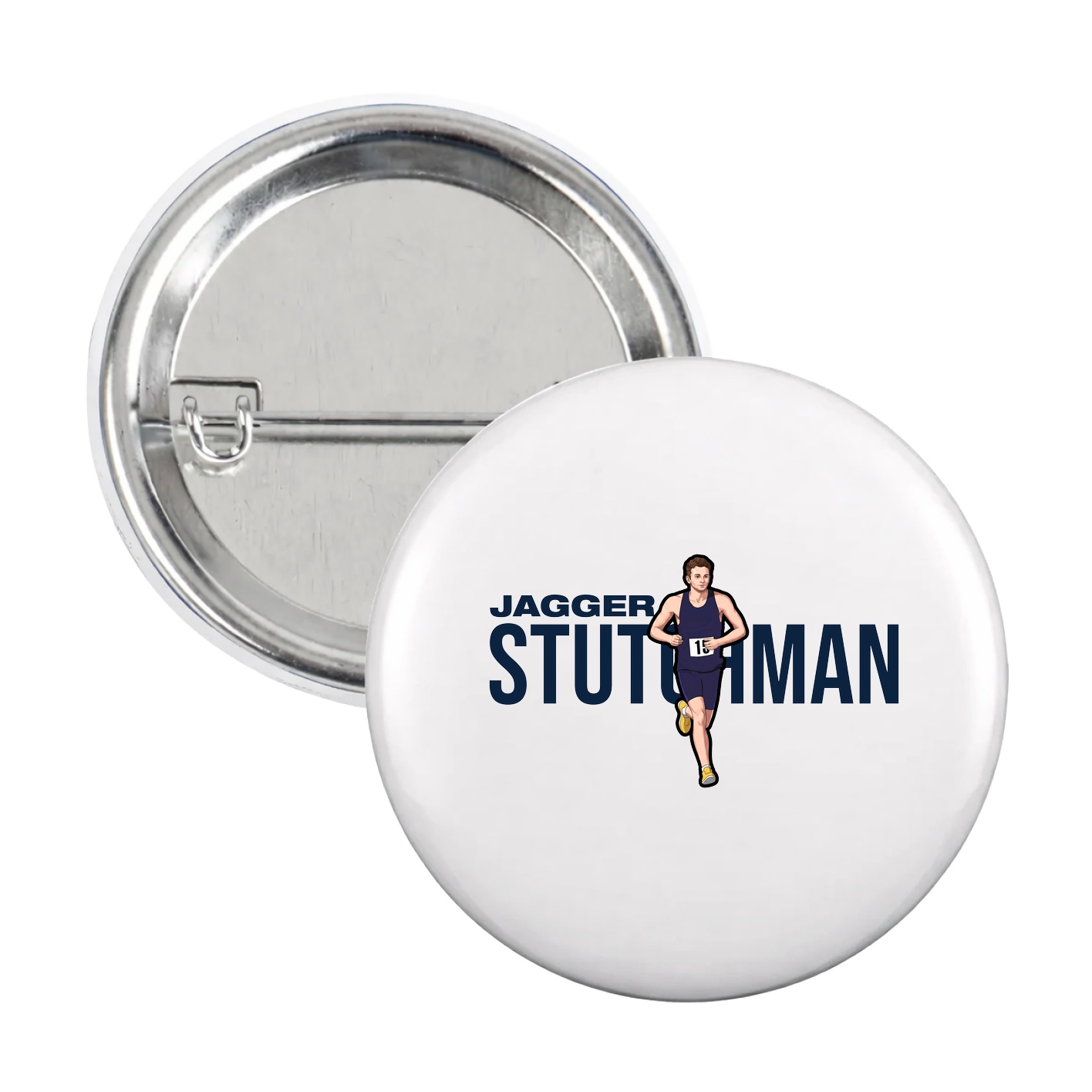 Game Day Button — Player Name in White