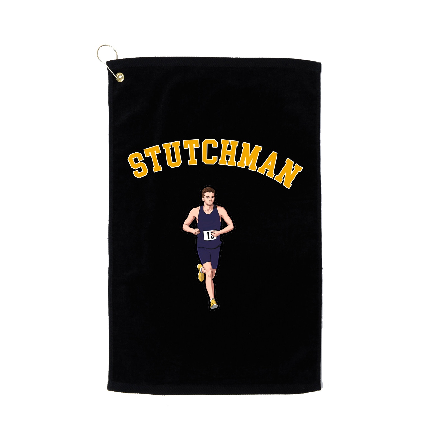 Golf Towel — Shirsey Arch in Black