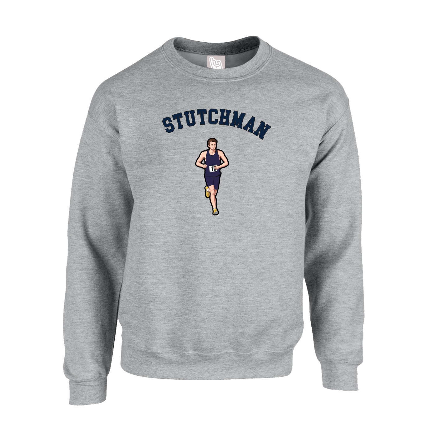 Fleece Crew — Shirsey Arch in Grey