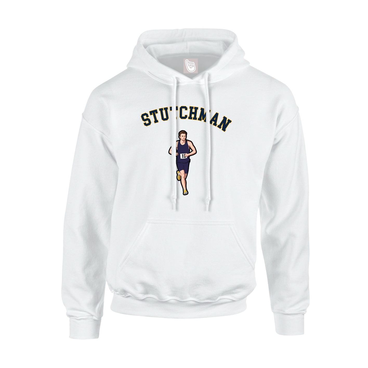 Youth Hoodie — Shirsey Arch in White