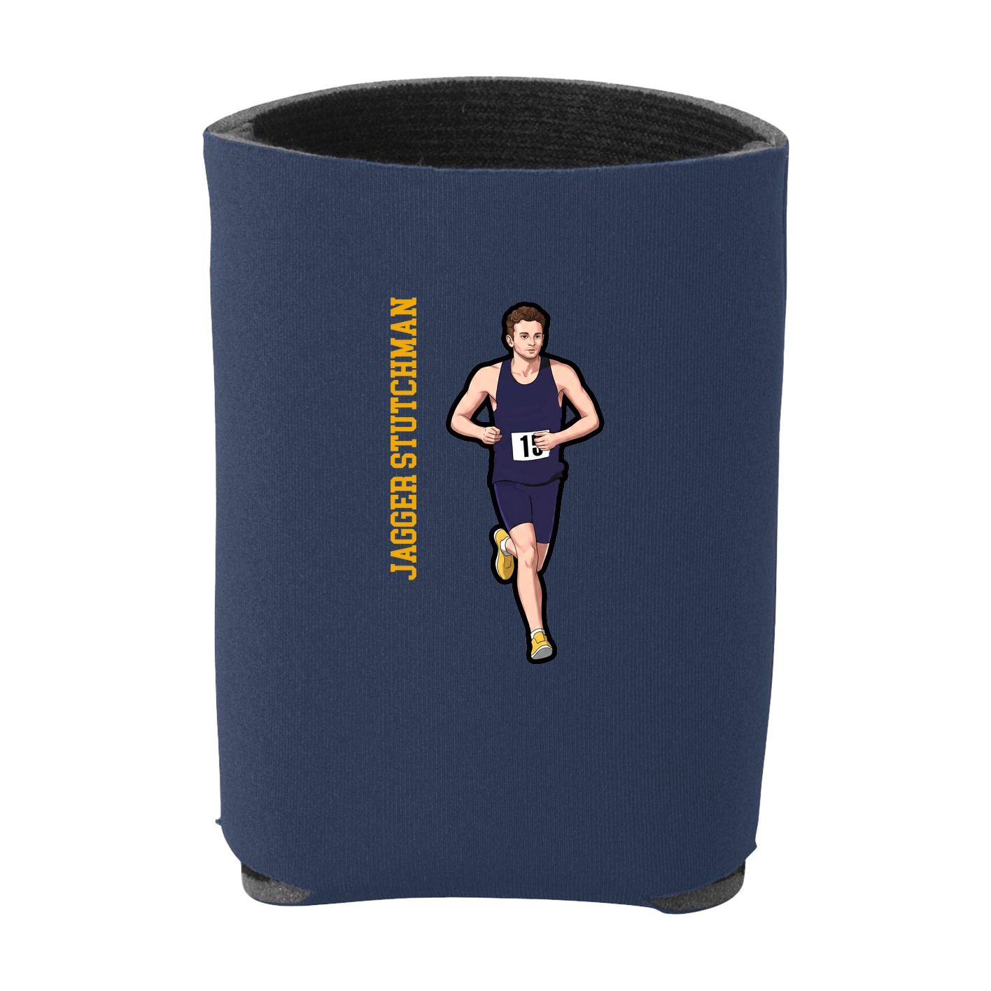 Can Holder — Name Vertical in Navy