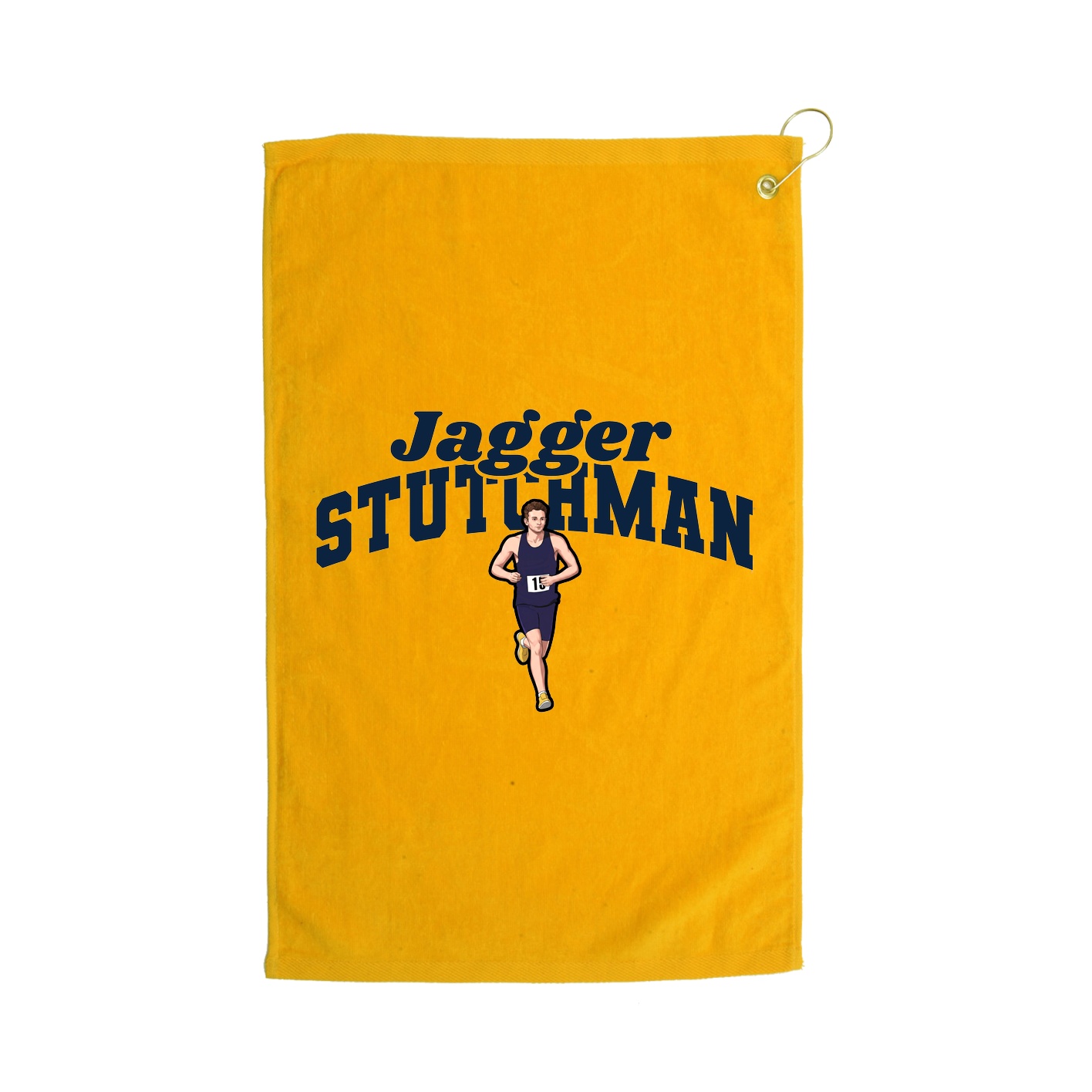 Golf Towel — Signature Arch in Gold