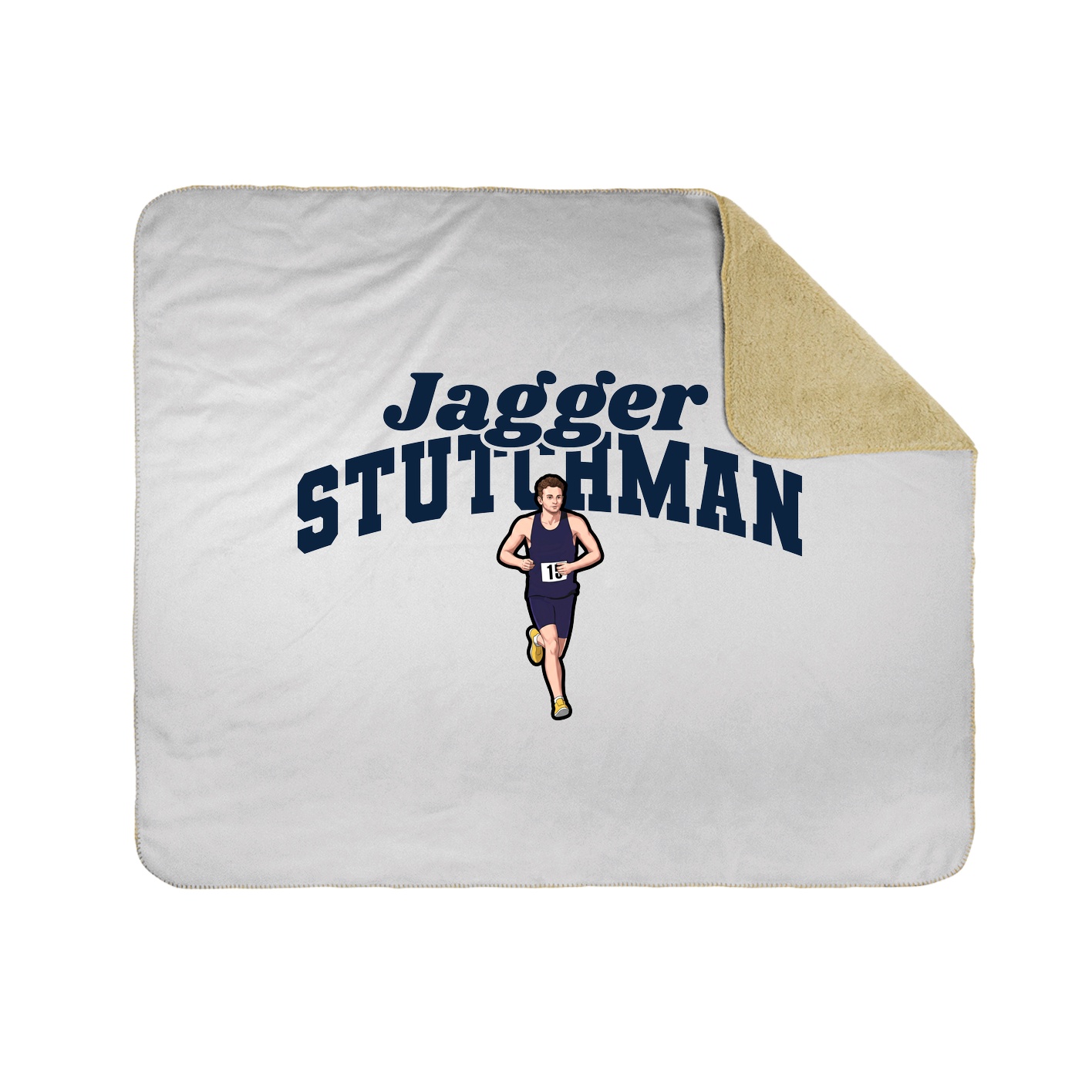 Throw Blanket — Signature Arch in White