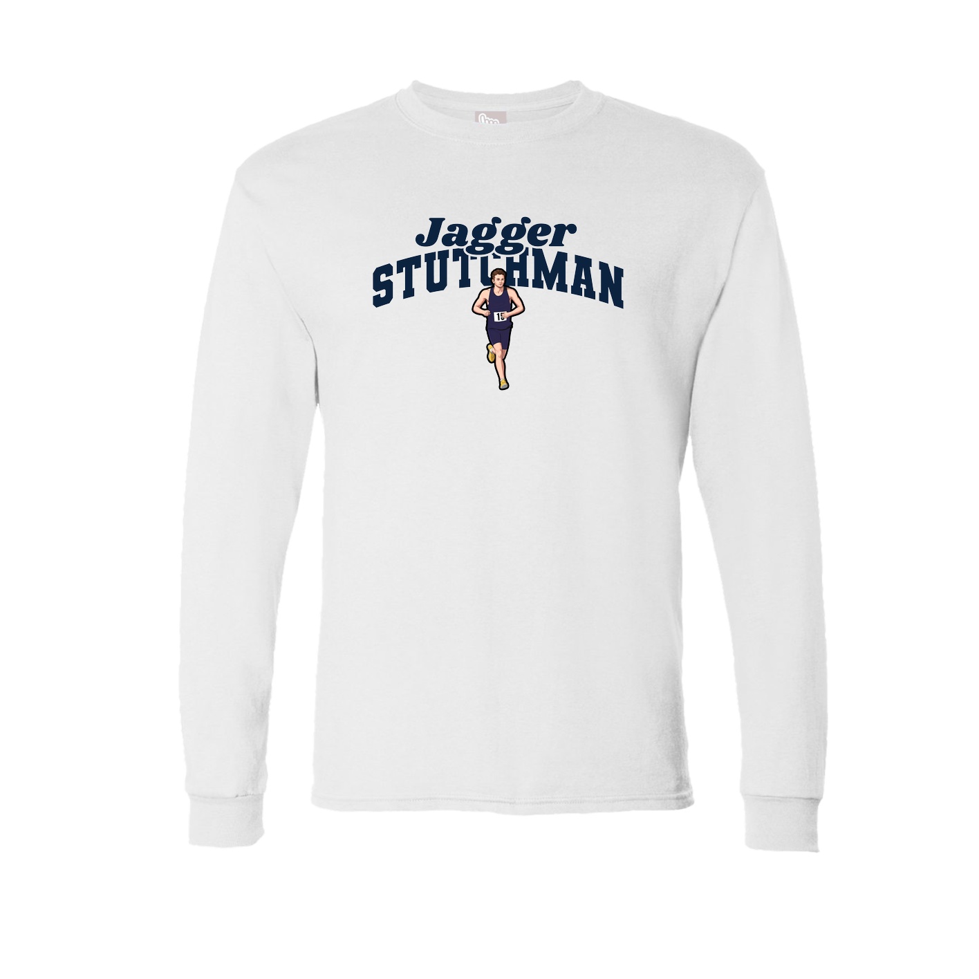 Long Sleeve Tee — Signature Arch in White