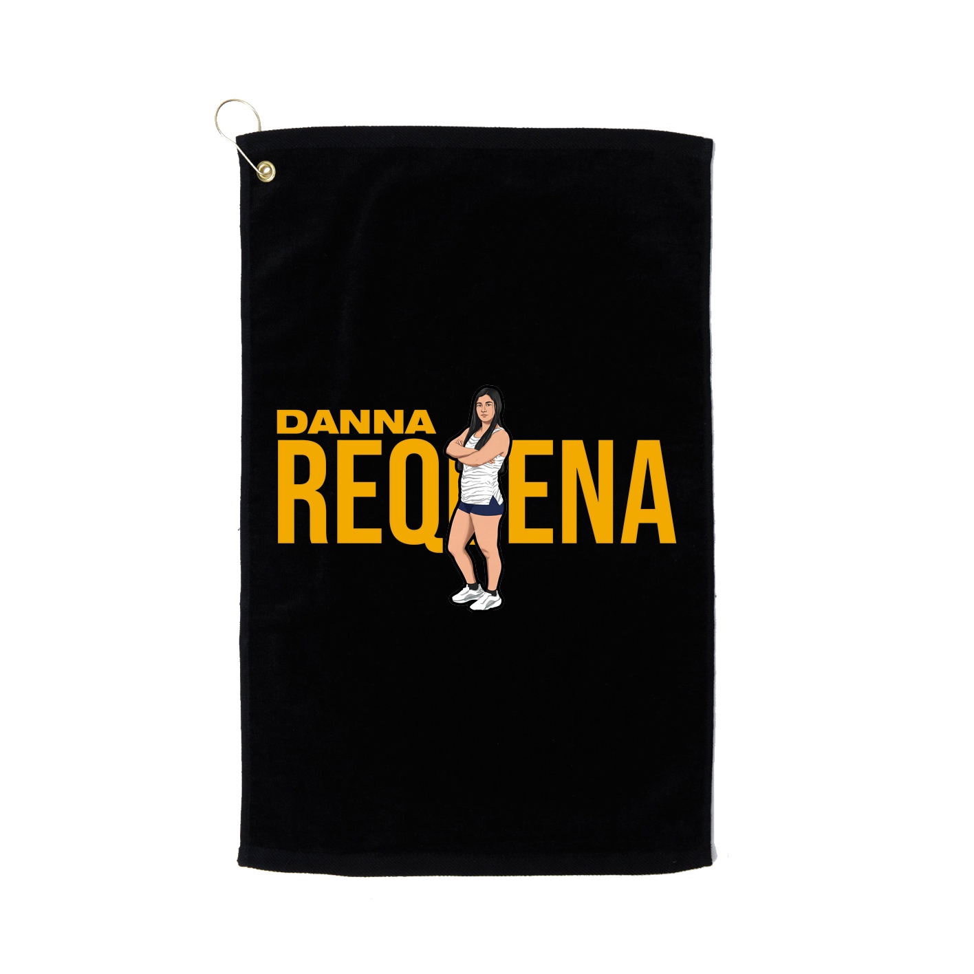 Golf Towel — Player Name in Black