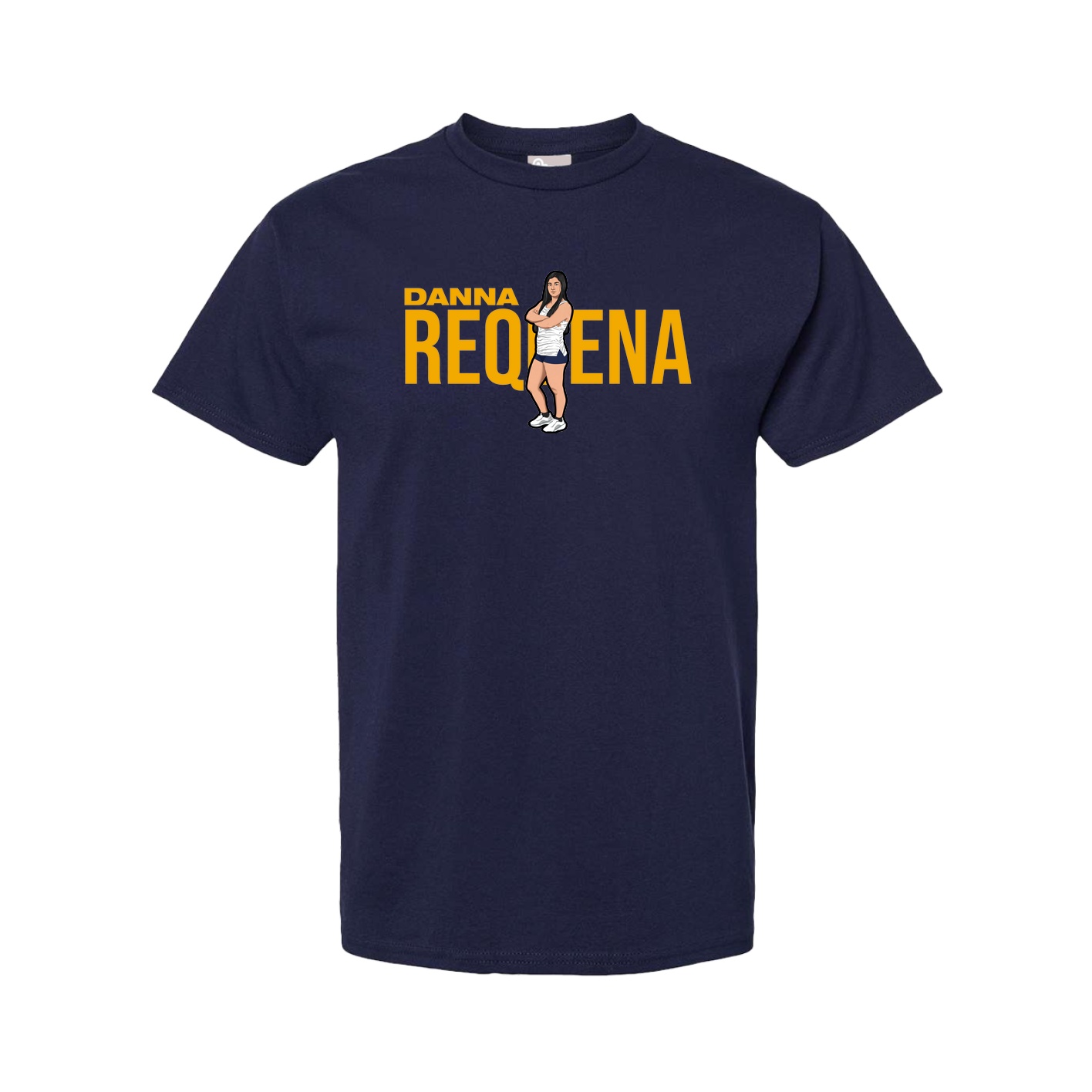 Youth Tee — Player Name in Navy