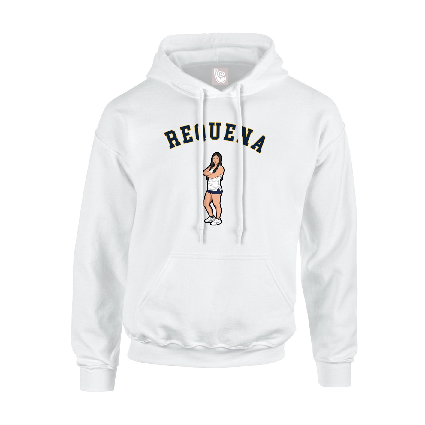 Youth Hoodie — Shirsey Arch in White