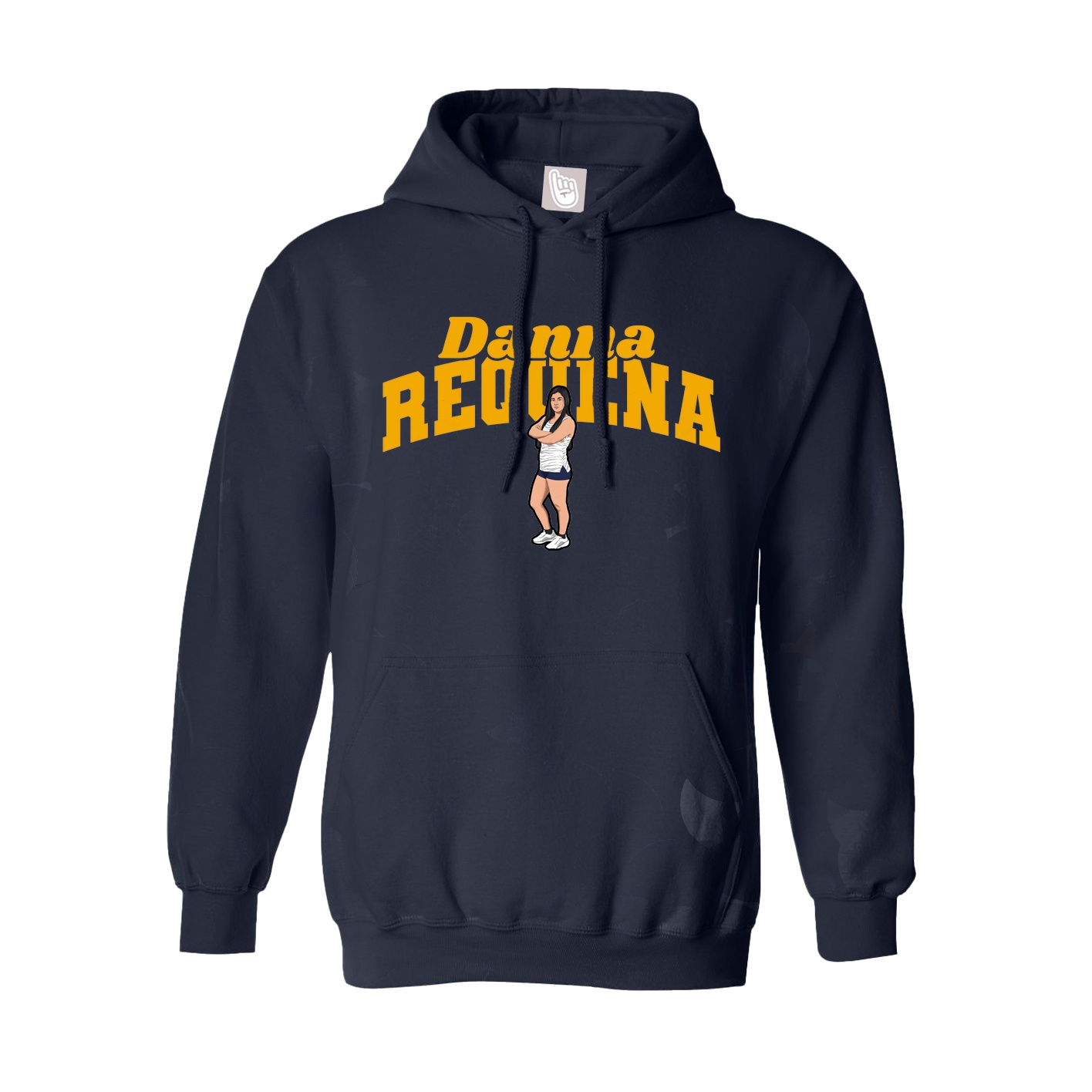 Hoodie — Signature Arch in Navy