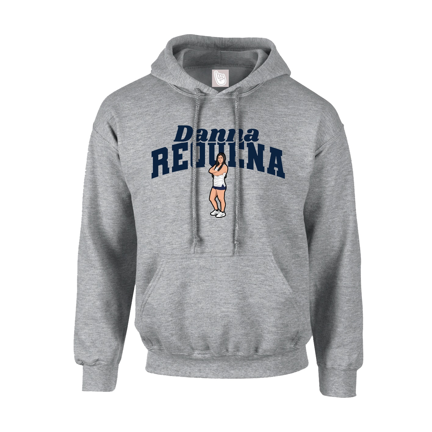 Hoodie — Signature Arch in Grey
