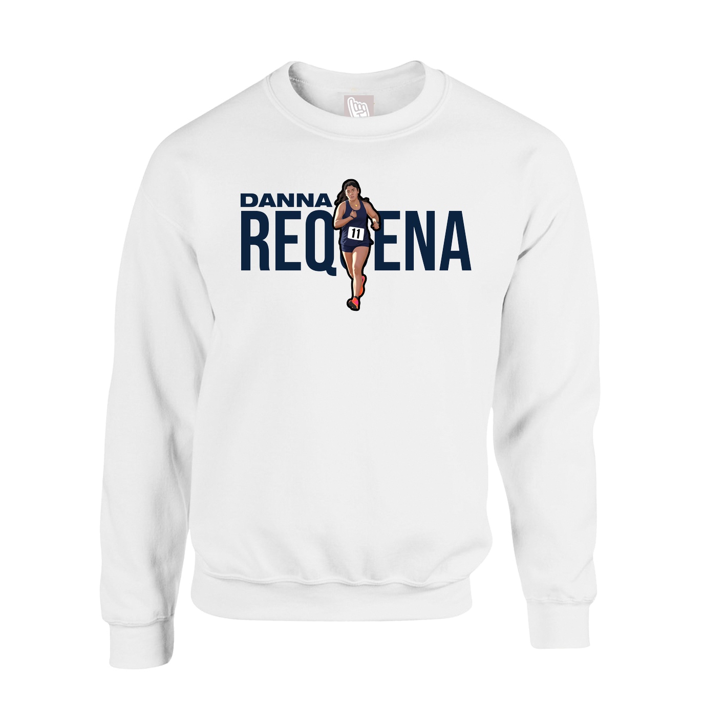 Fleece Crew — Player Name in White