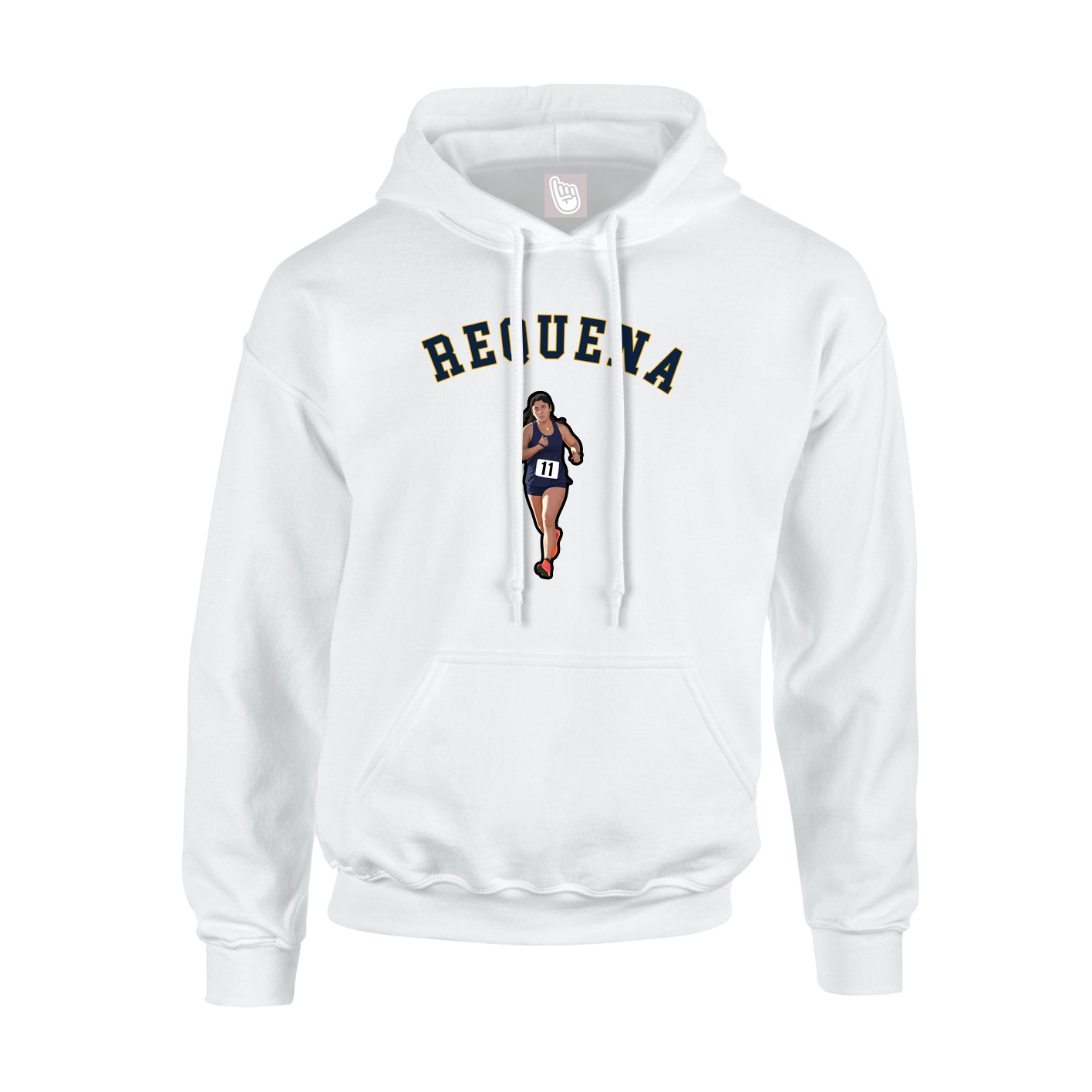 Hoodie — Shirsey Arch in White
