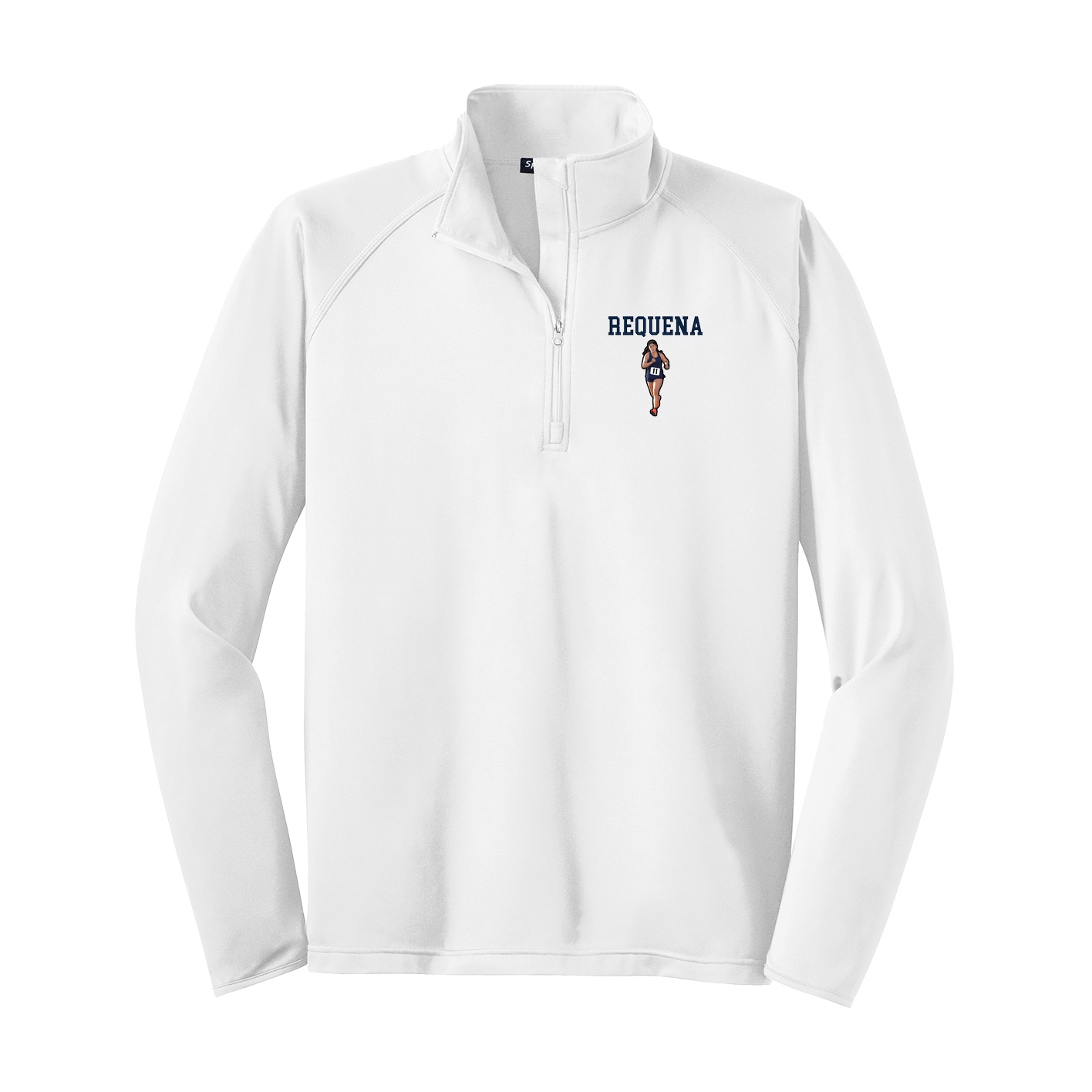 Q-Zip Pullover — Shirsey in White