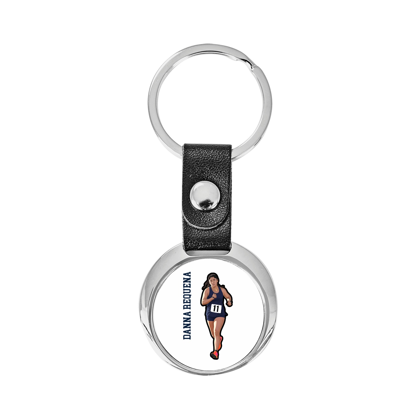 Key Chain — Name Vertical in Classic