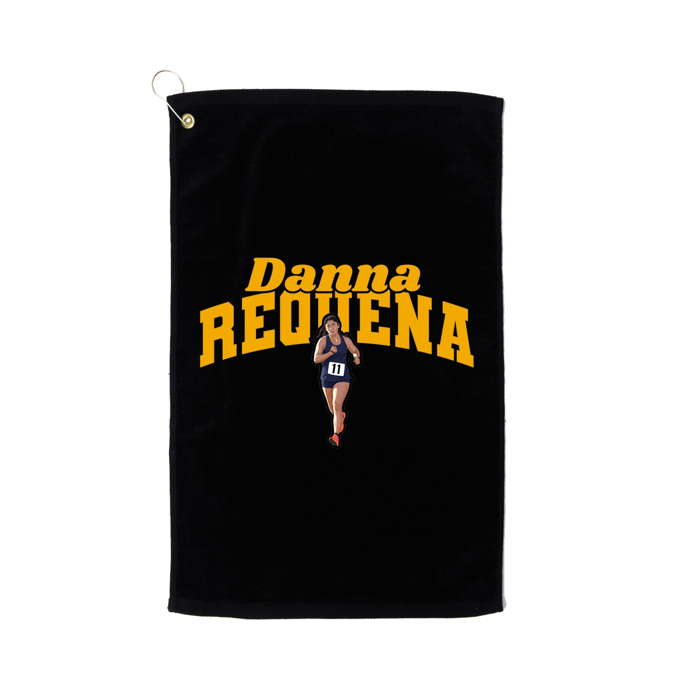 Golf Towel — Signature Arch in Black