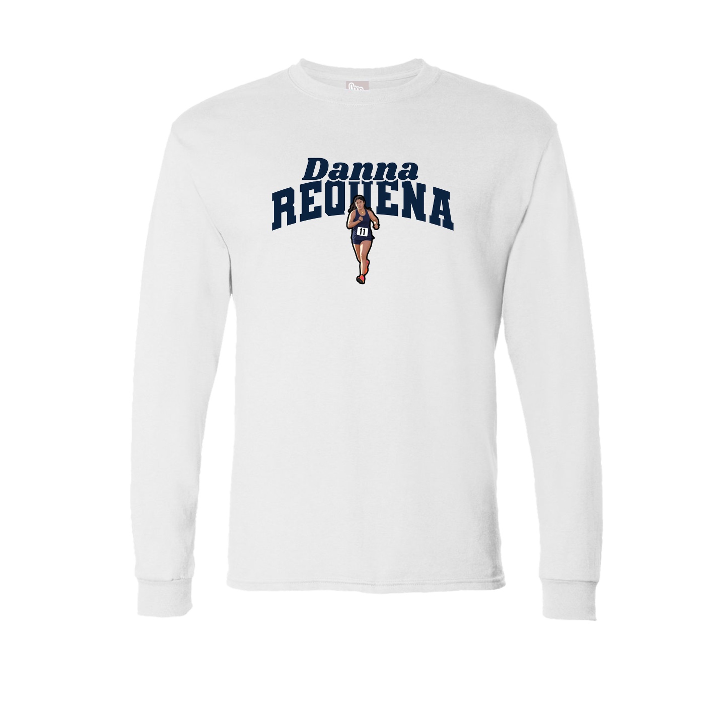 Long Sleeve Tee — Signature Arch in White