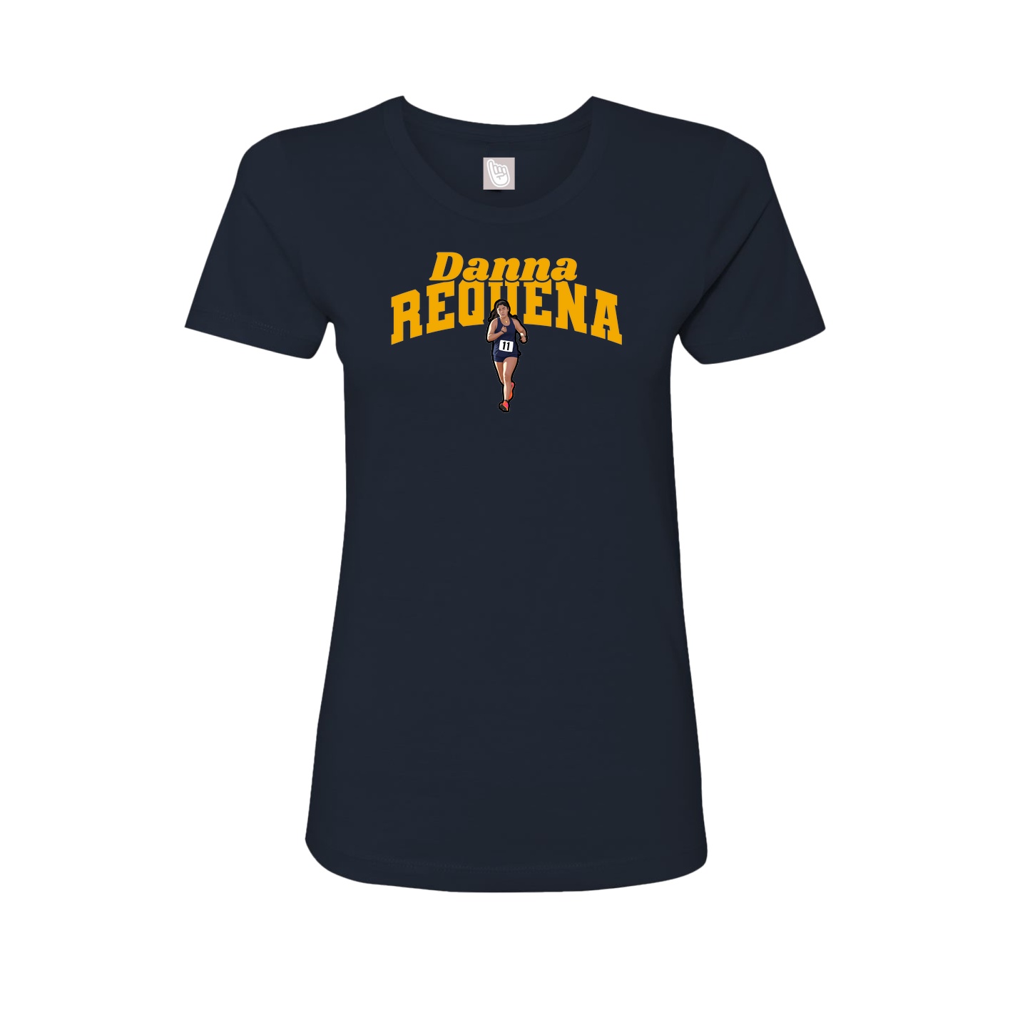 Womens Tee — Signature Arch in Navy