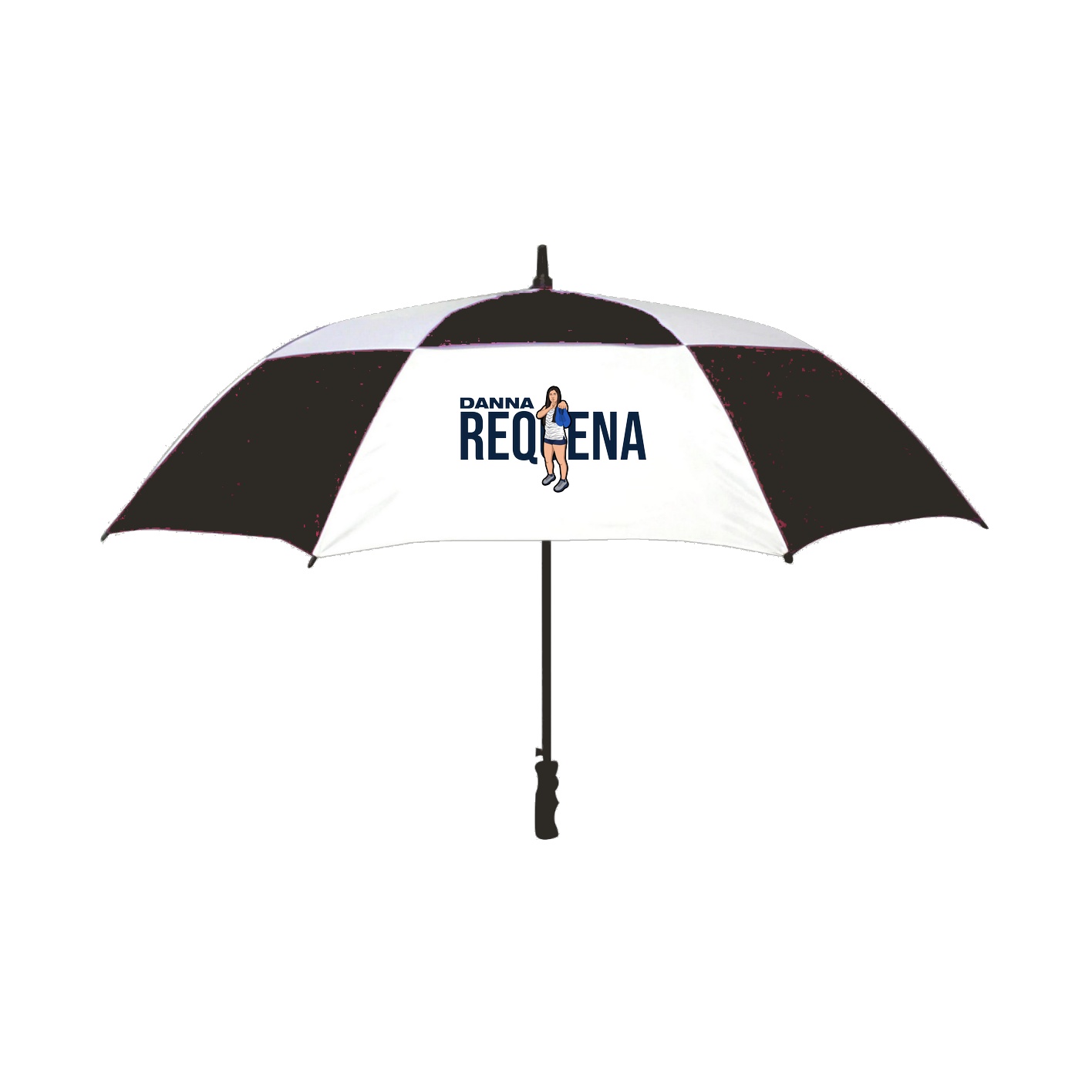 Golf Umbrella — Player Name in Black