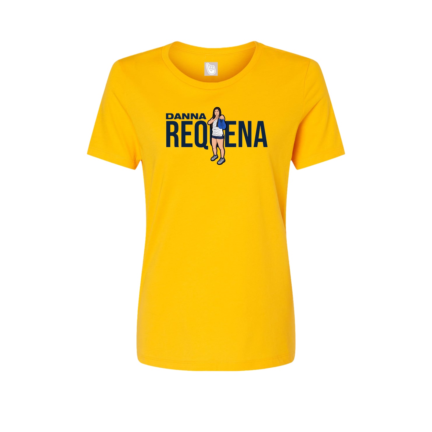 Womens Tee — Player Name in Gold
