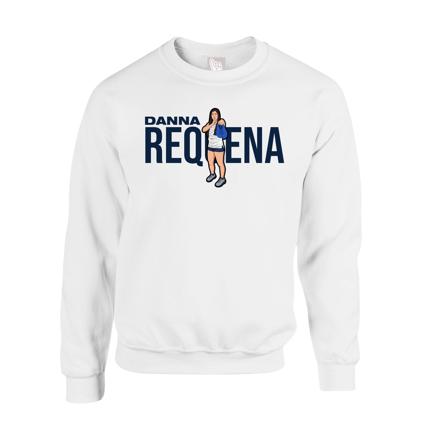 Fleece Crew — Player Name in White