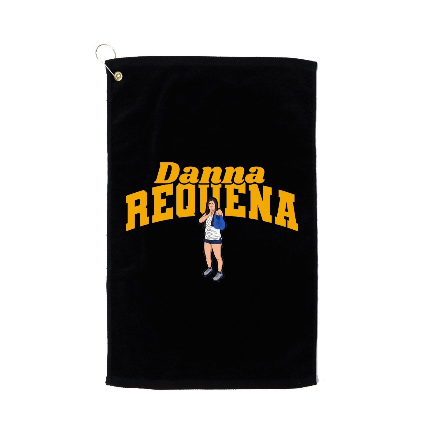 Golf Towel — Signature Arch in Black