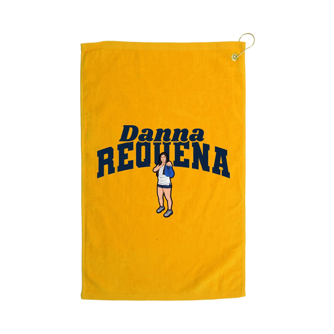 Golf Towel — Signature Arch in Gold