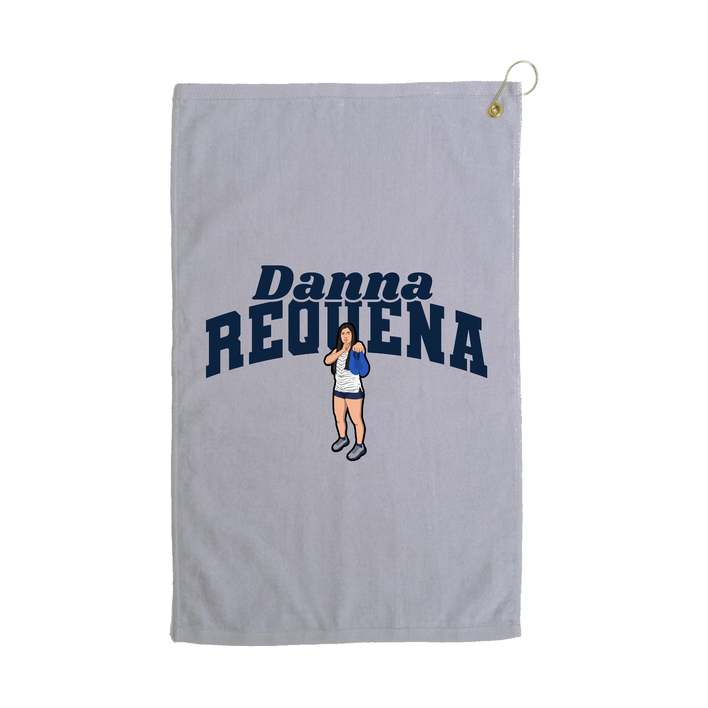 Golf Towel — Signature Arch in Grey