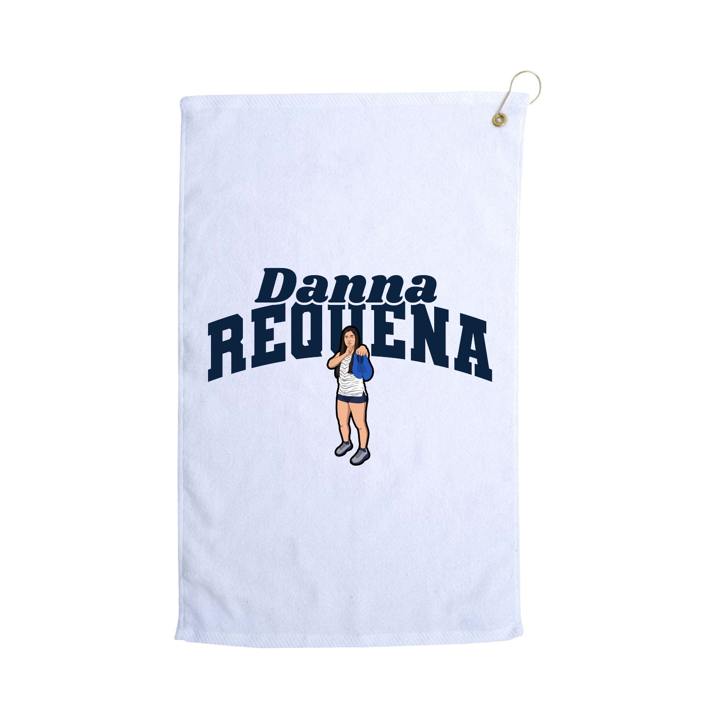 Golf Towel — Signature Arch in White
