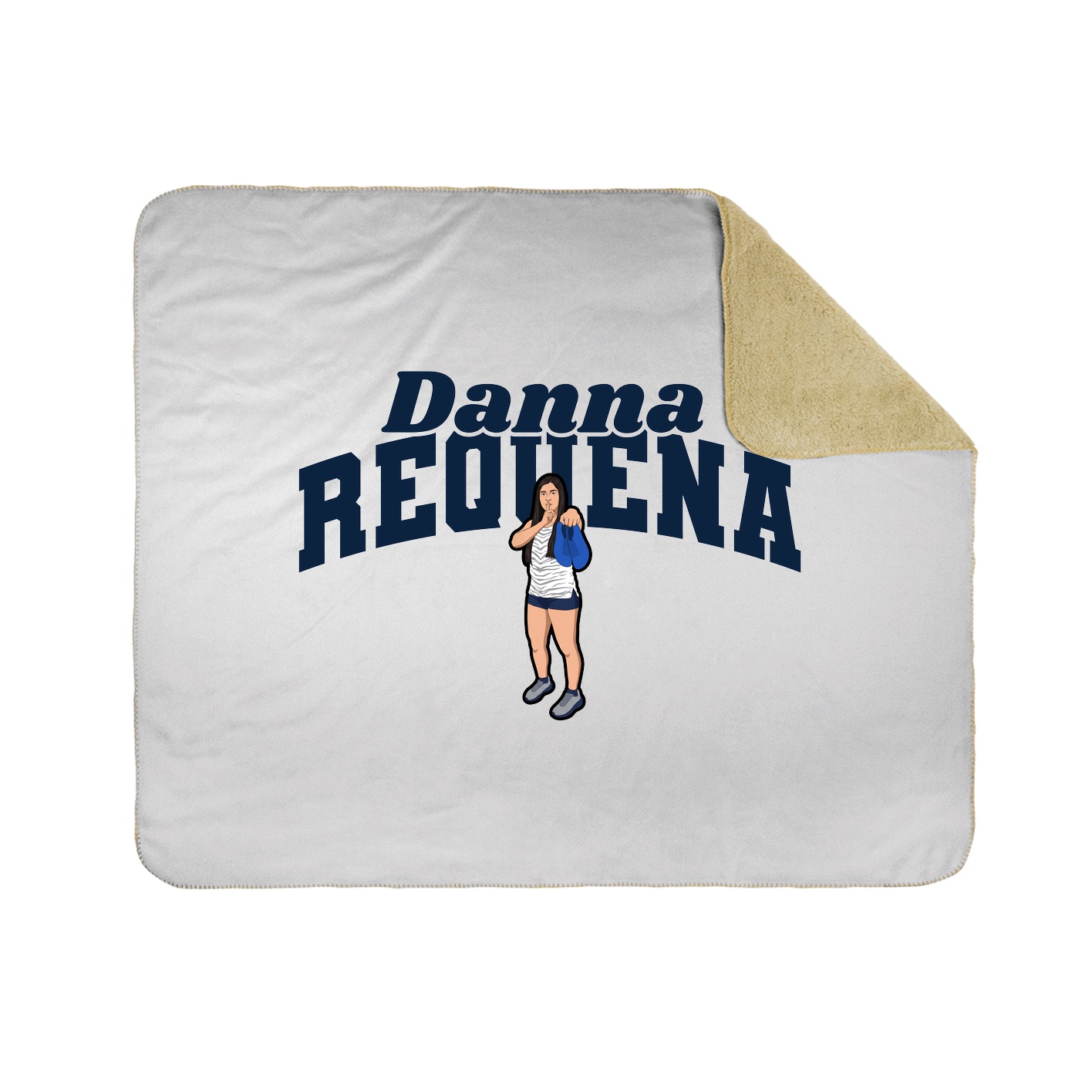 Throw Blanket — Signature Arch in White