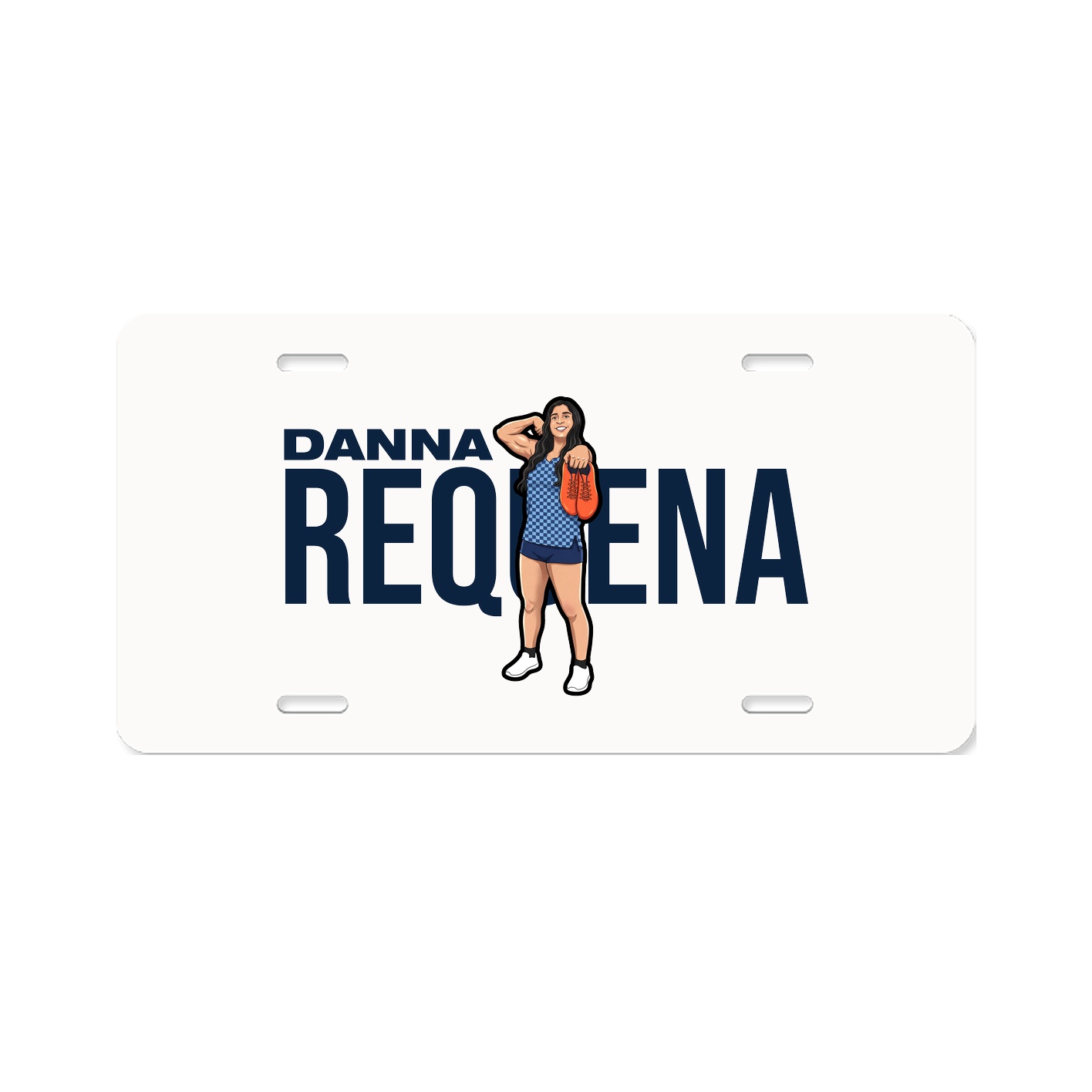License Plate — Player Name in Classic