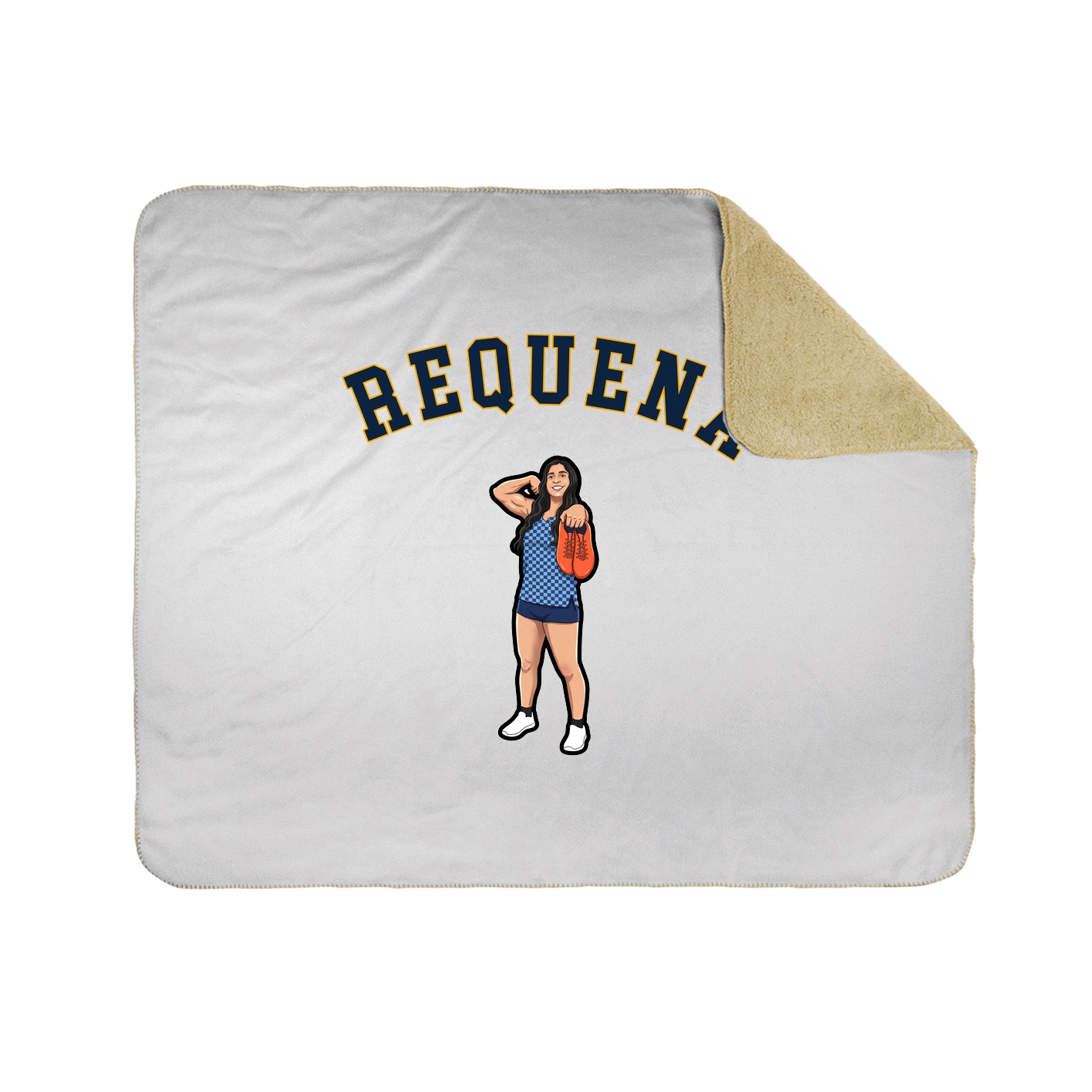 Throw Blanket — Shirsey Arch in White