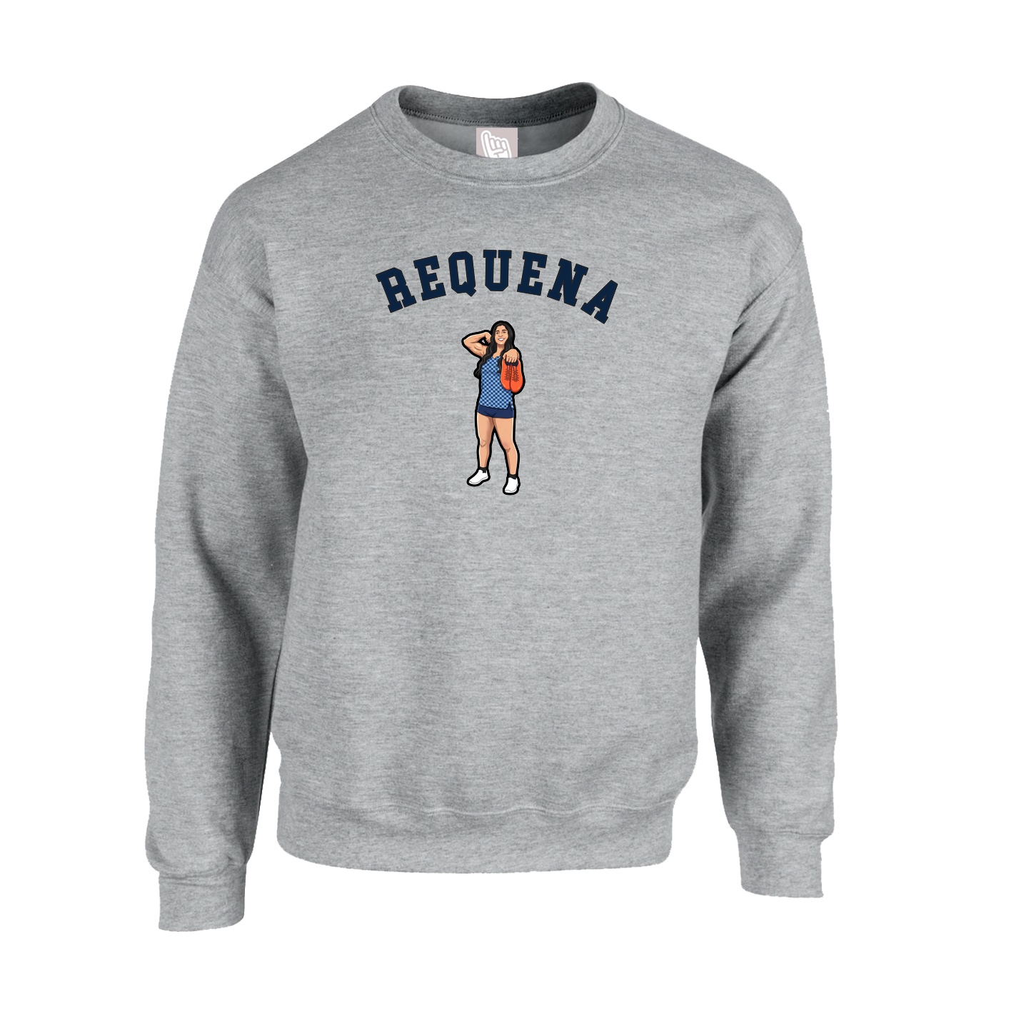 Fleece Crew — Shirsey Arch in Grey