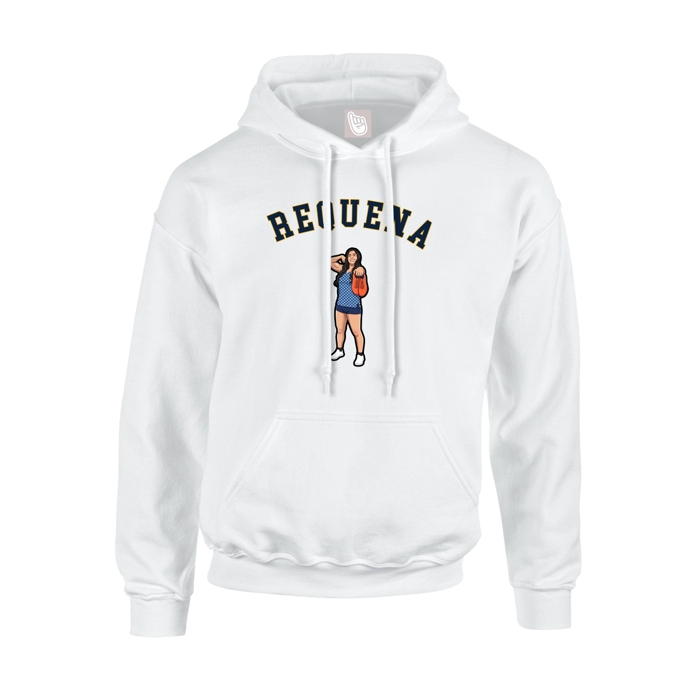Youth Hoodie — Shirsey Arch in White