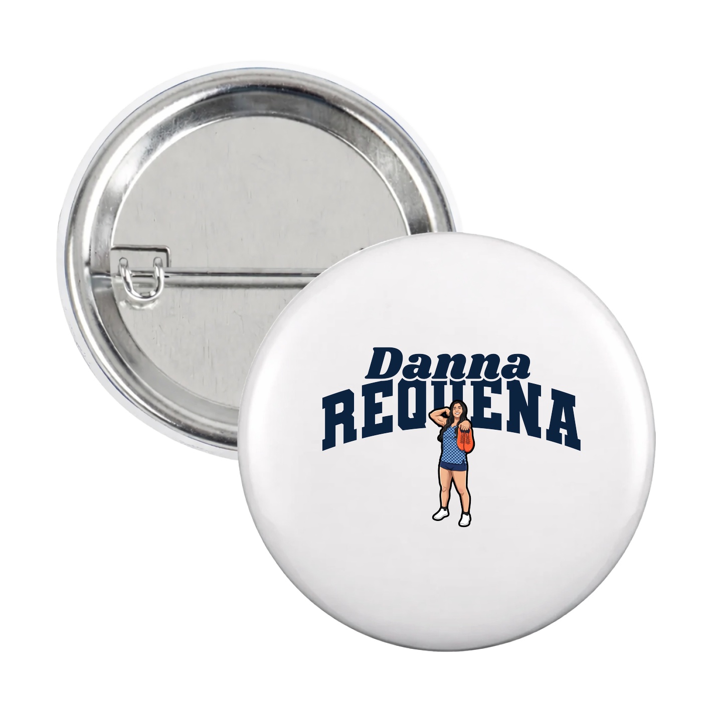 Game Day Button — Signature Arch in White