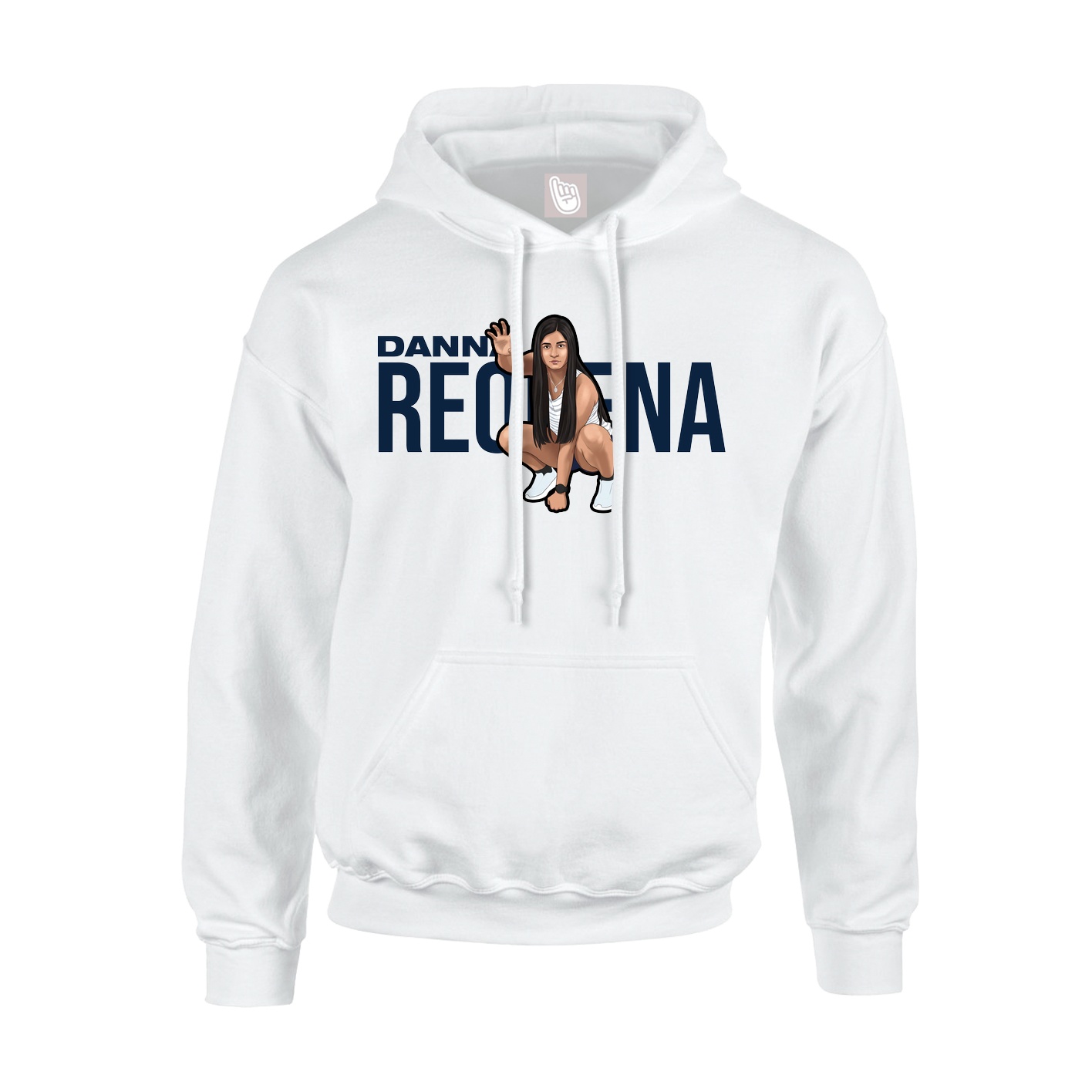 Hoodie — Player Name in White
