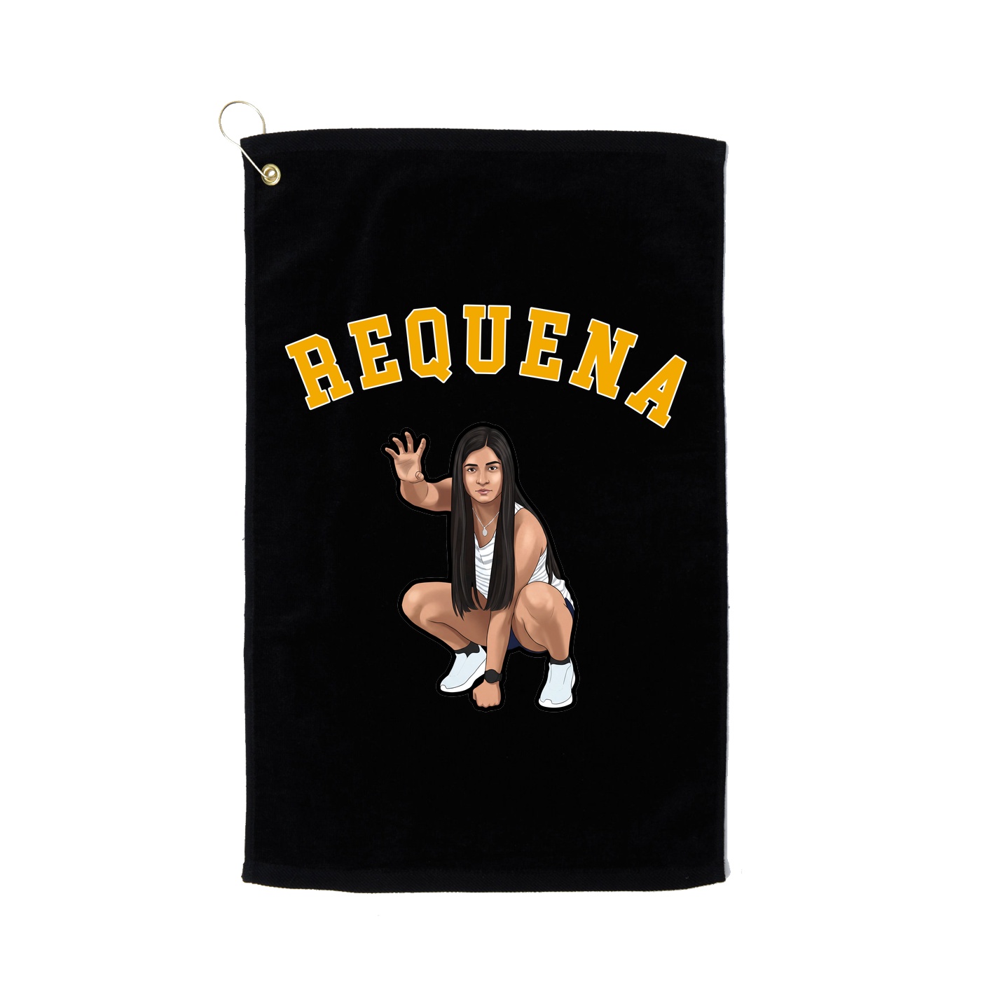 Golf Towel — Shirsey Arch in Black