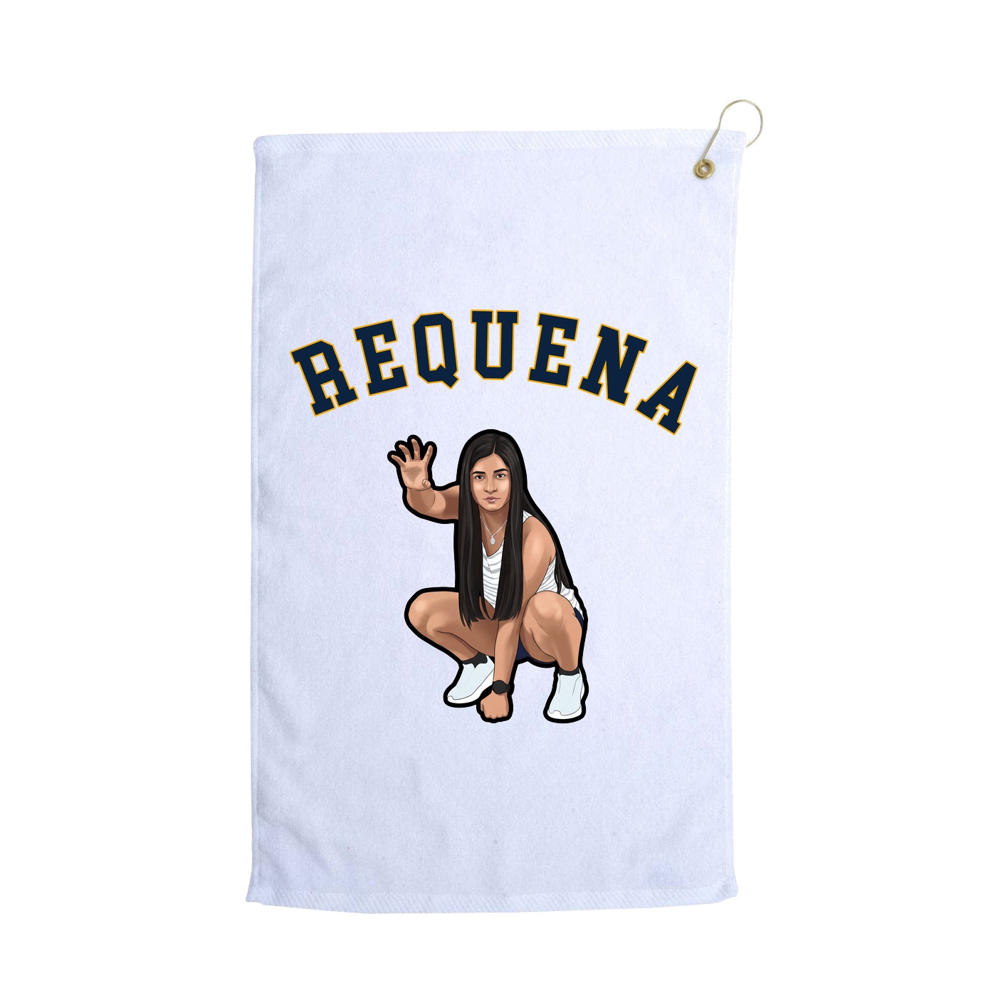 Golf Towel — Shirsey Arch in White