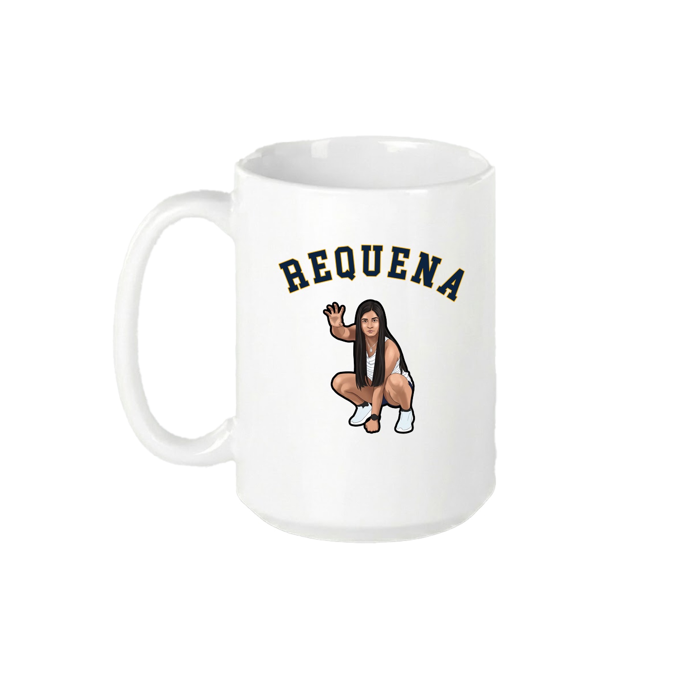 15oz Coffee Mug — Shirsey Arch in White