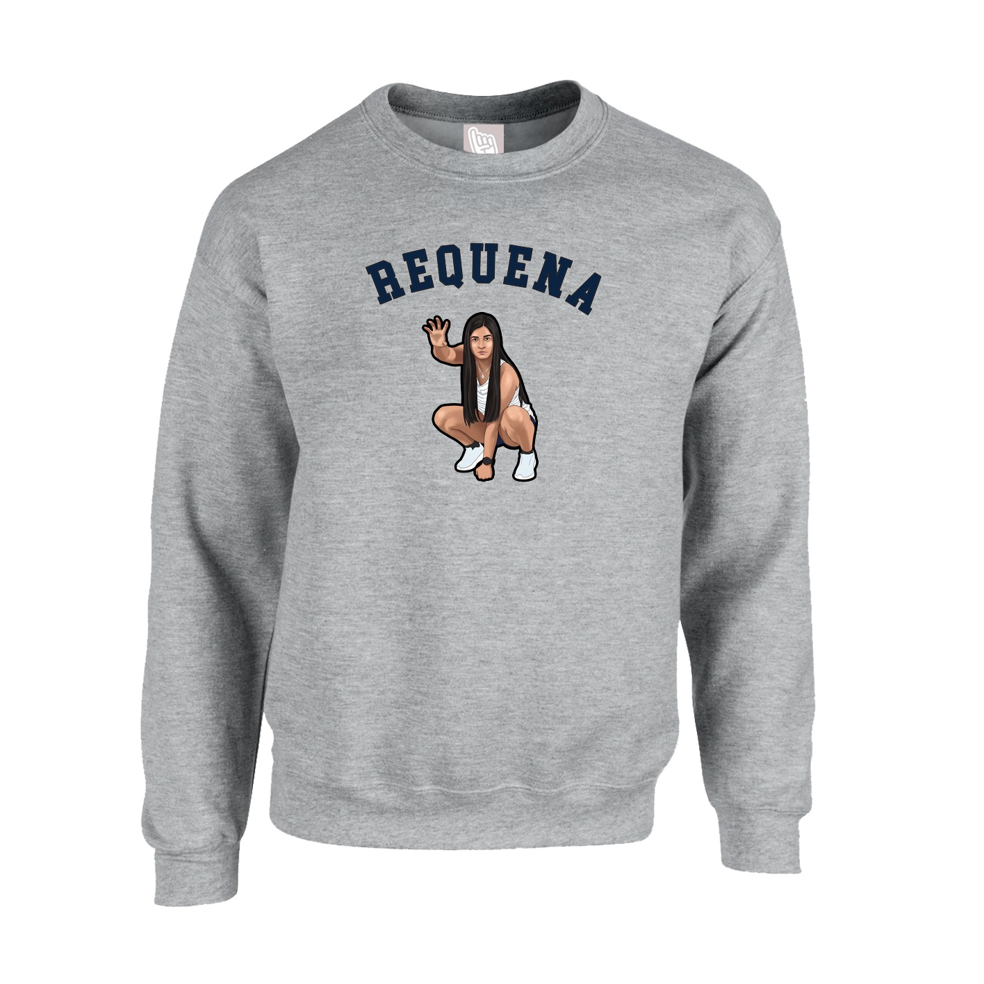 Fleece Crew — Shirsey Arch in Grey