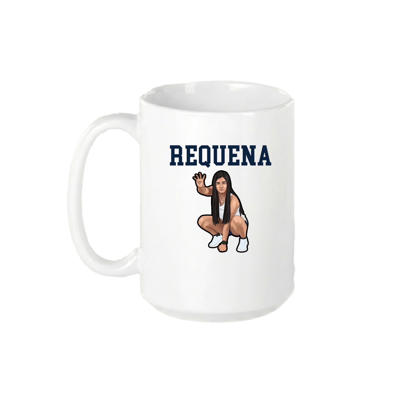 15oz Coffee Mug — Shirsey in White