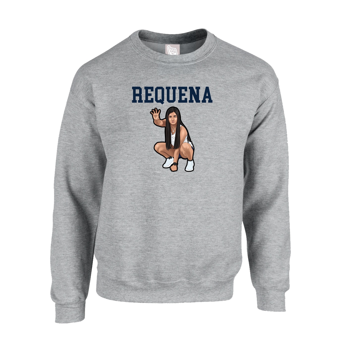 Fleece Crew — Shirsey in Grey