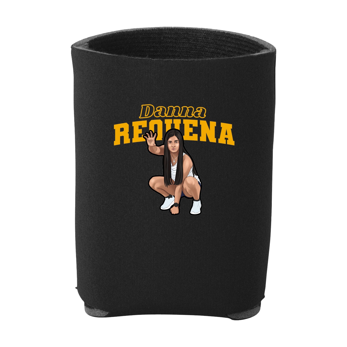 Can Holder — Name Arch in Black