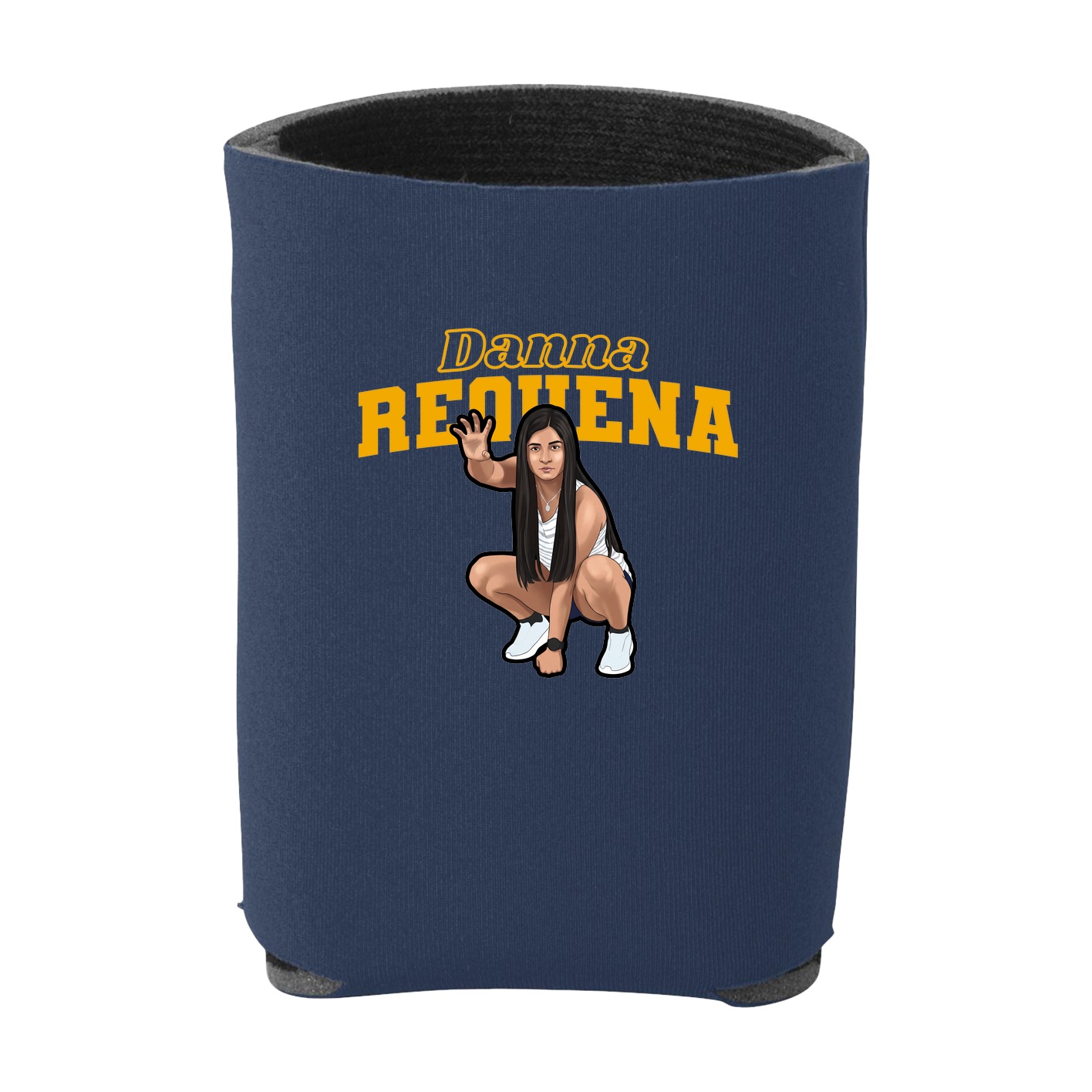 Can Holder — Name Arch in Navy