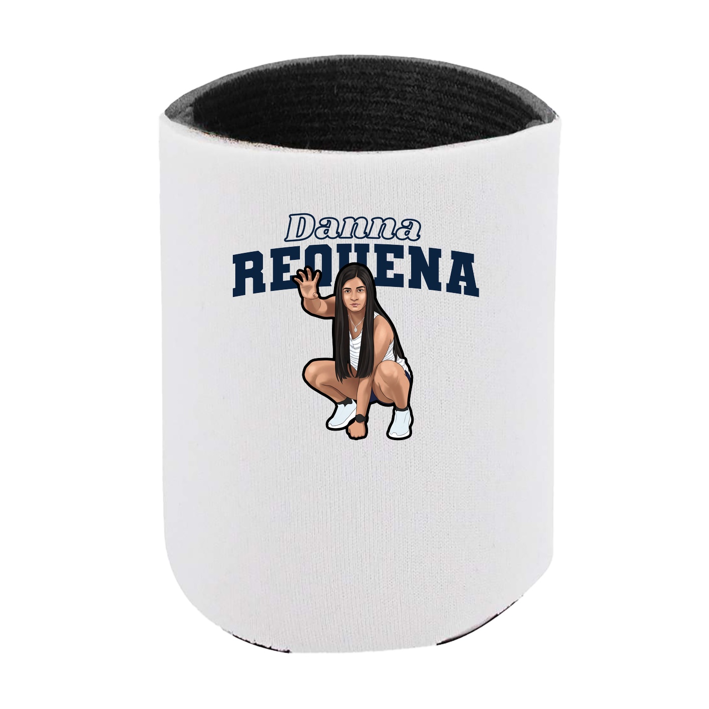 Can Holder — Name Arch in White