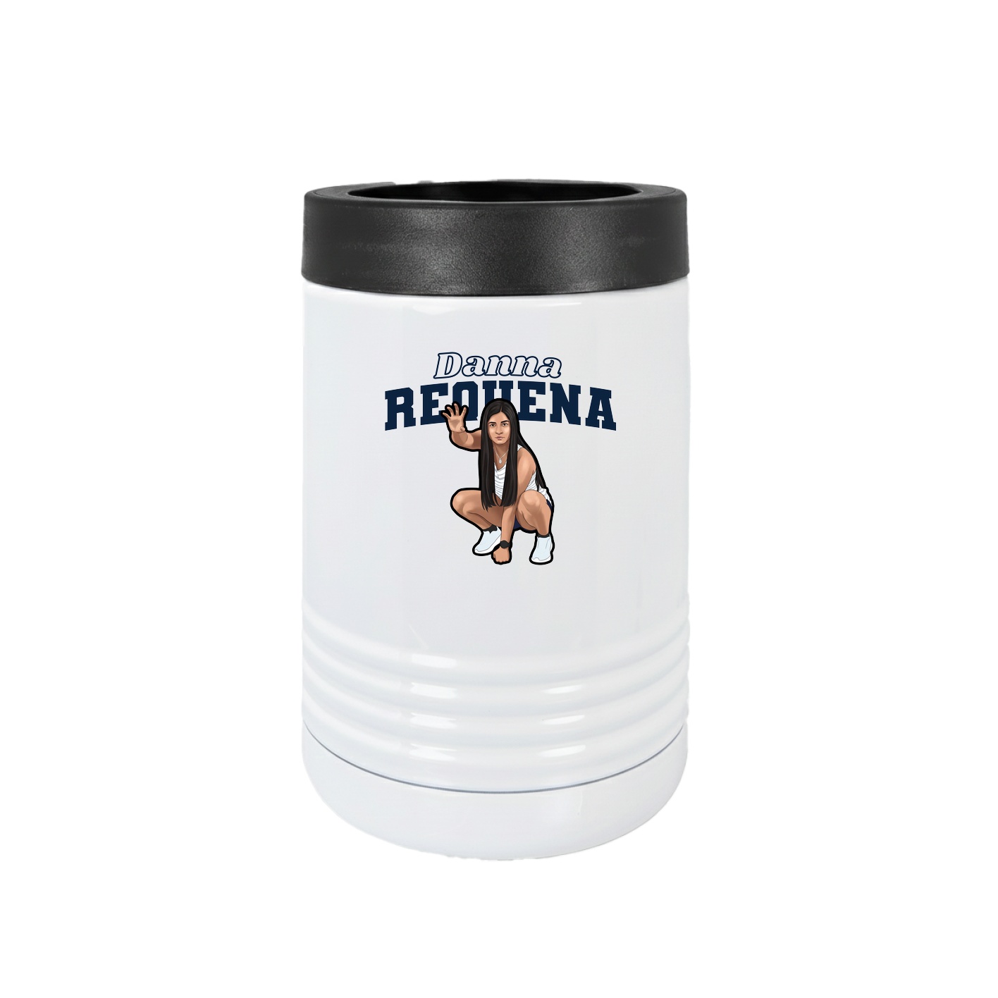 Beverage Holder — Name Arch in White