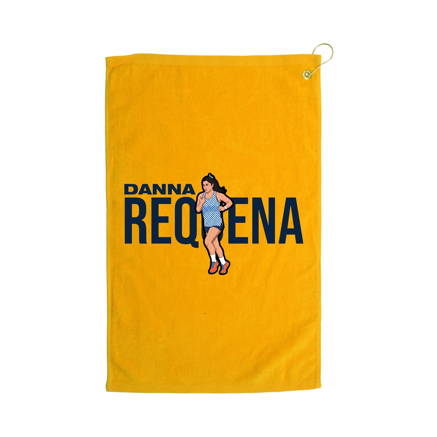 Golf Towel — Player Name in Gold