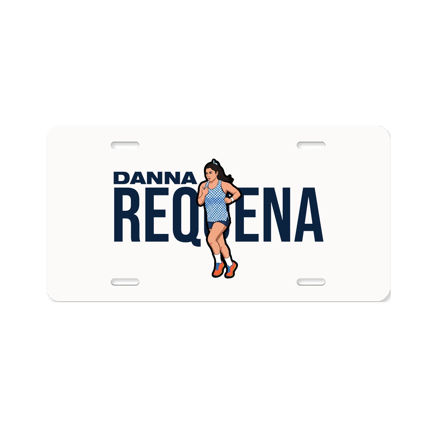 License Plate — Player Name in Classic