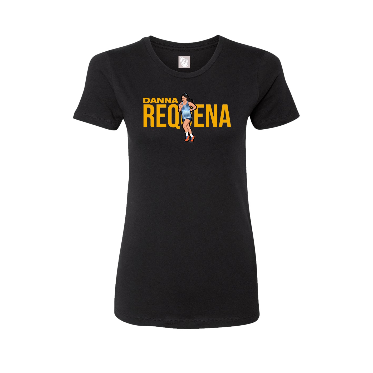 Womens Tee — Player Name in Black