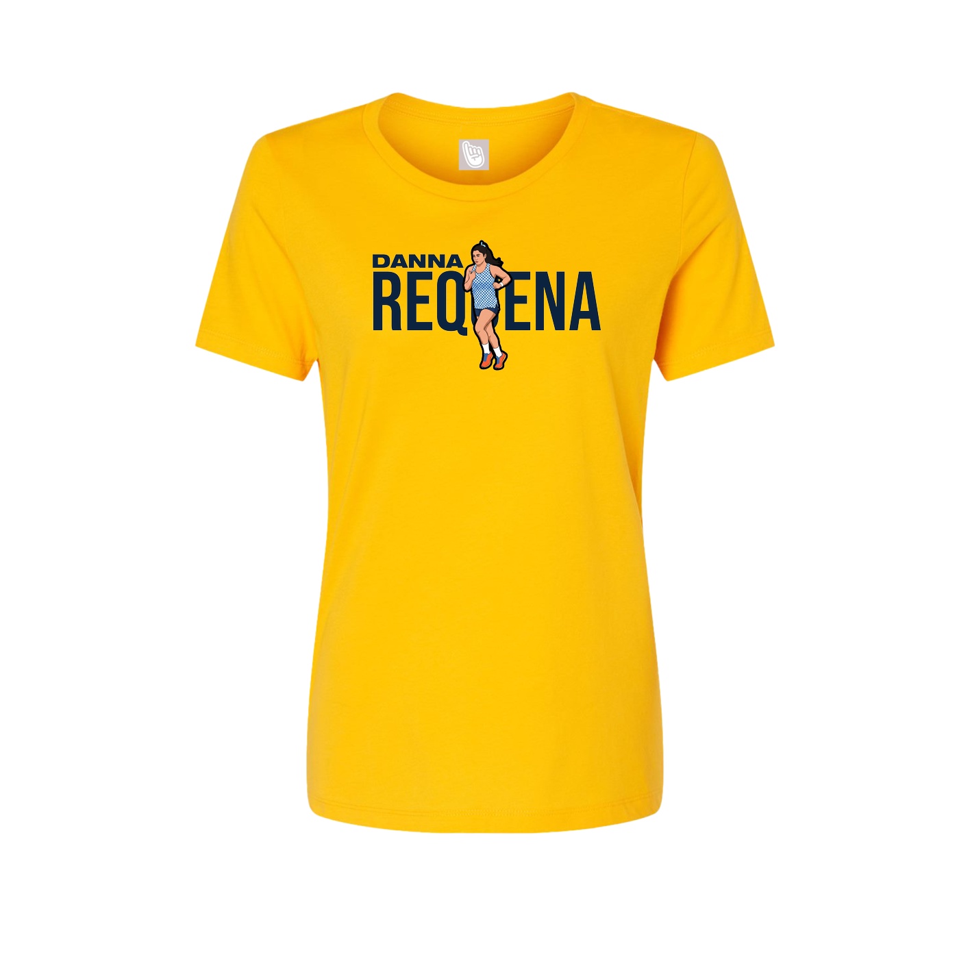 Womens Tee — Player Name in Gold